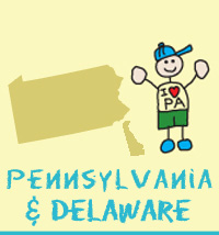 pennsylvania and delaware states