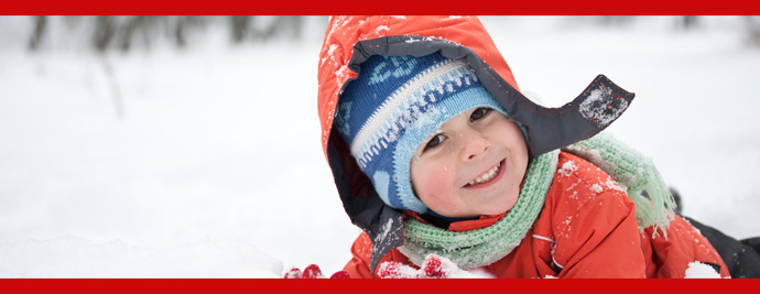 Children in snow