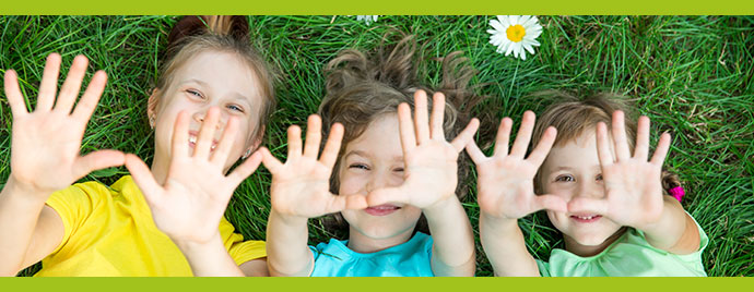 children laughing