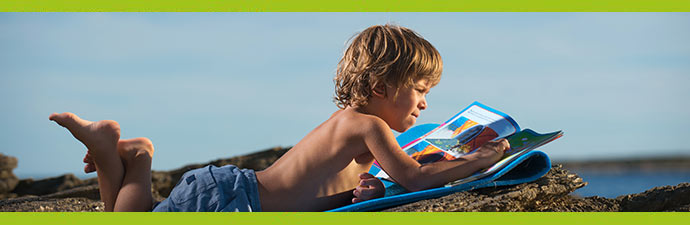 Children at beach